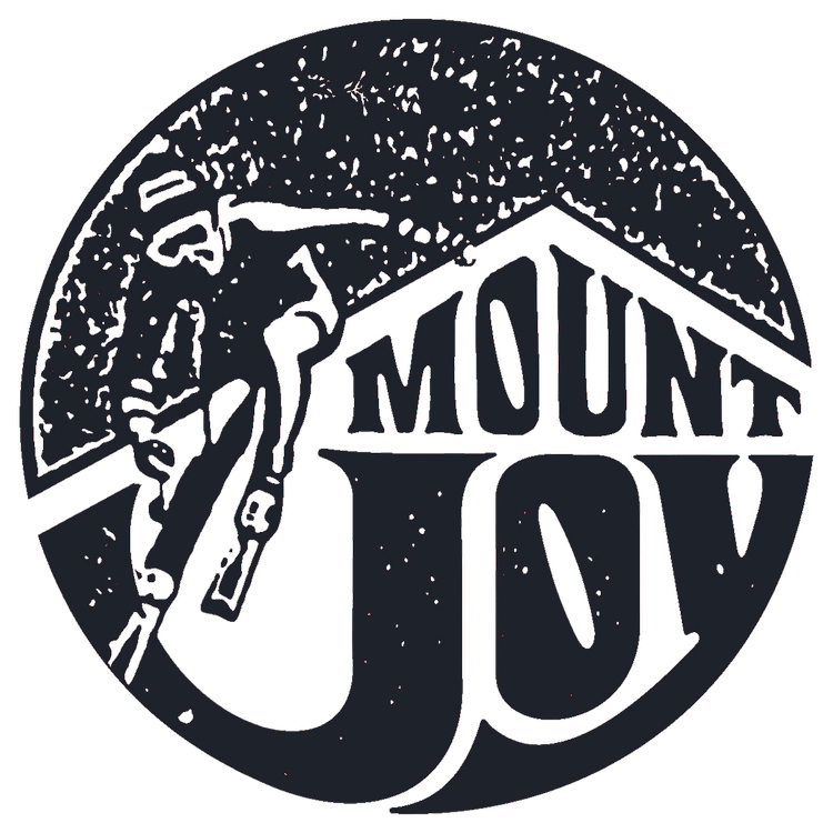 a logo of a person on a ski lift