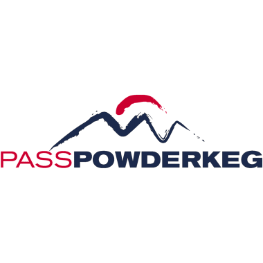 a logo with a black background