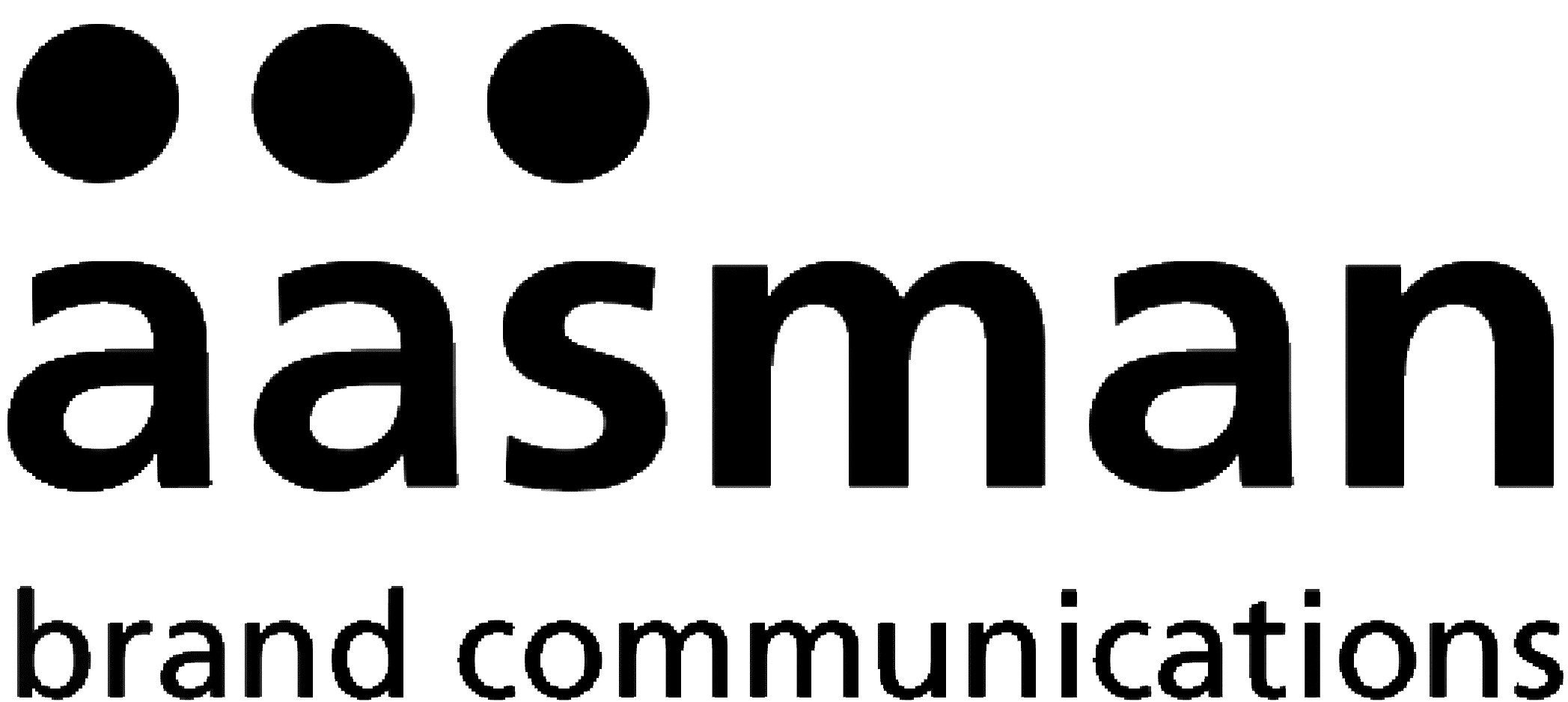 a black and white logo